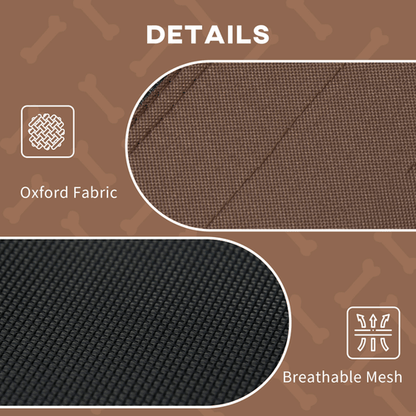 Breathable mesh surface of Nuzzle raised dog cot — promotes airflow and keeps dogs cool